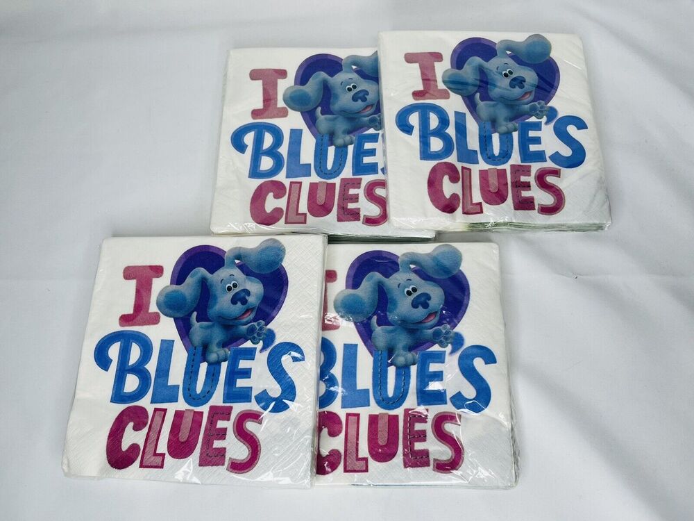 Blues Clues You Lunch Napkins Unique 16 Ct Bundle Of 4 Birthday Dinner